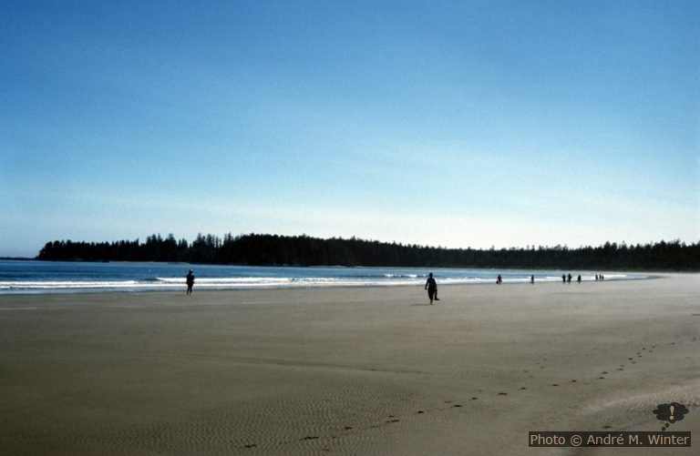 Ahous Bay Beach, hier der Blick nach Süden. Photo: Peter Sykora