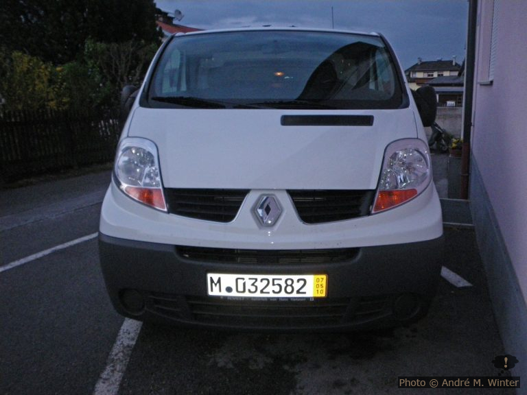 Übernahme des Lieferwagens