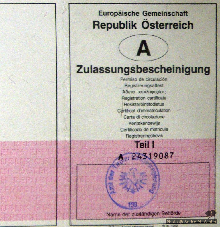 Umtypisierung von LKW auf PKW