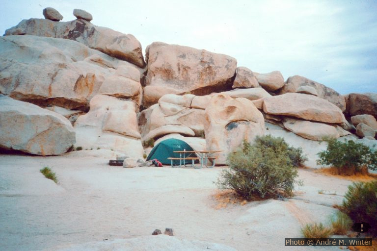 Hidden Valley Campground dans le  Joshua Tree NP