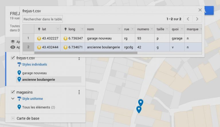 Utiliser Google My Maps comme outil coopératif