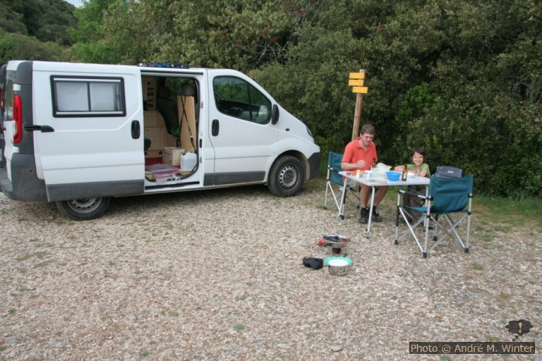 Parking des Concluses à Lussan