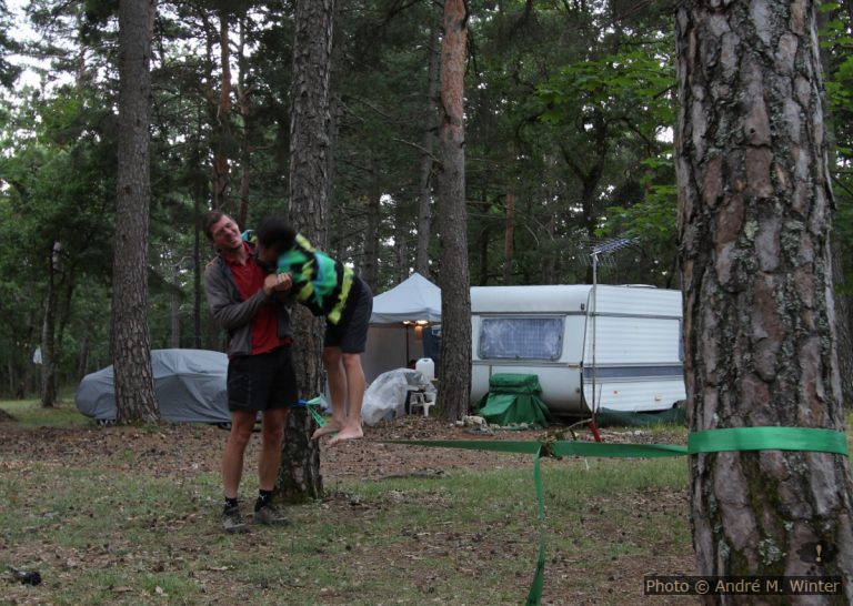 Camping du Défens à Sault