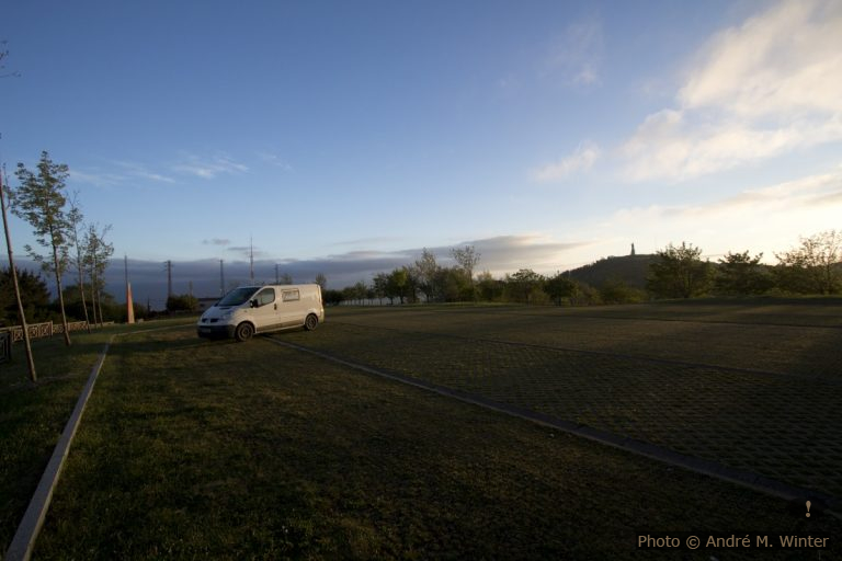 Parking sous le Monte Naranco