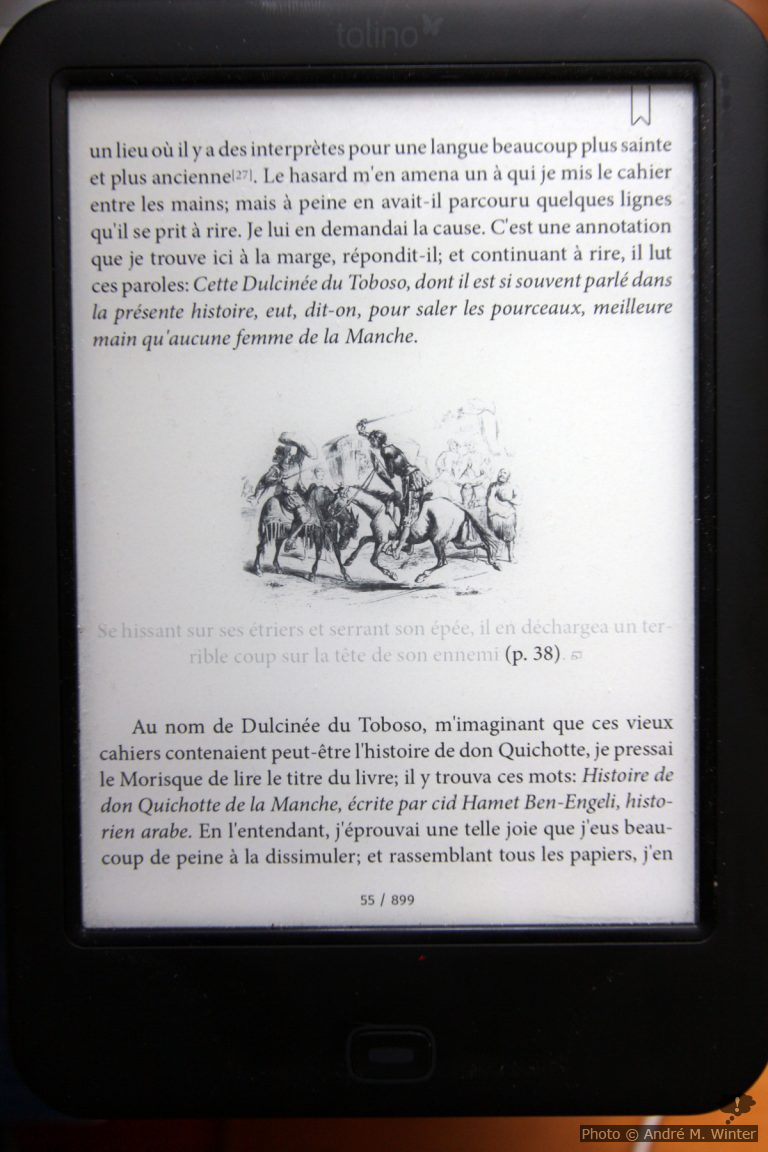 Produkt-Kritik am E-Reader Tolino Shine