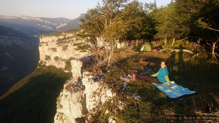 Au bord des Rochers du Bournillon