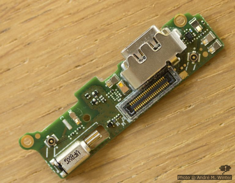 Sony XA2 Platine mit USB-C Anschluss