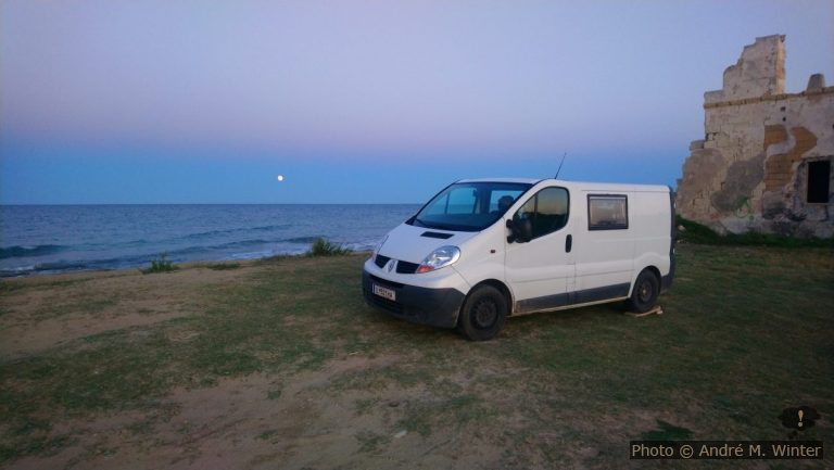 Notre Trafic le soir à Torre Chianca