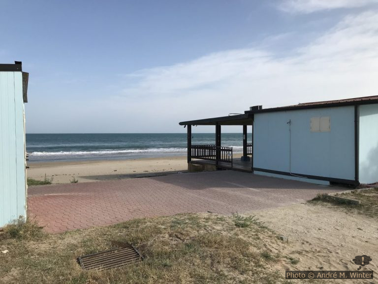 L'établissement la Spiaggia Paradiso sur Varano