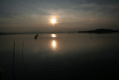 Coucher de soleil au Lac Trasimène