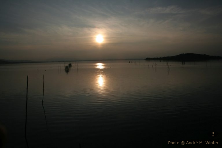 Coucher de soleil au Lac Trasimène