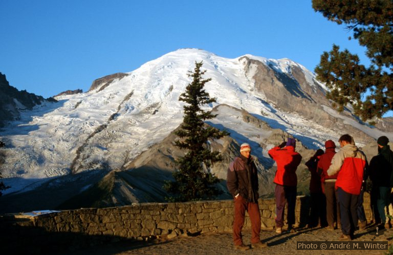 Mount Rainier au Sunrise View Point. Photo: Peter Sykora.