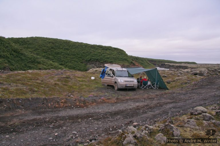 Notre camp entre Leirá et Hólmsá