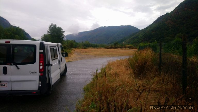 Notre Trafic à l’aire d’atterrissage de parapente de Borgo a Mozzano