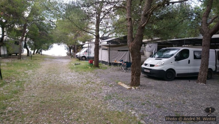 Notre place au Camping Zaritsi