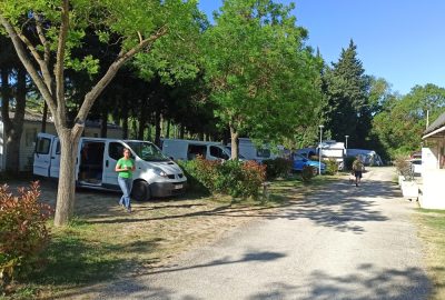 Notre Trafic au camping de St. Etienne du Grès