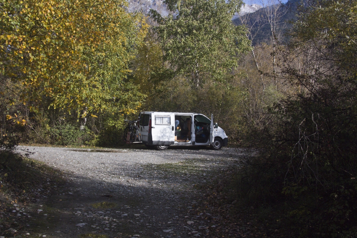 Notre Trafic au sud du Lac de Rame
