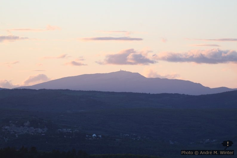 Le Mont Ventoux vu de Bellevue