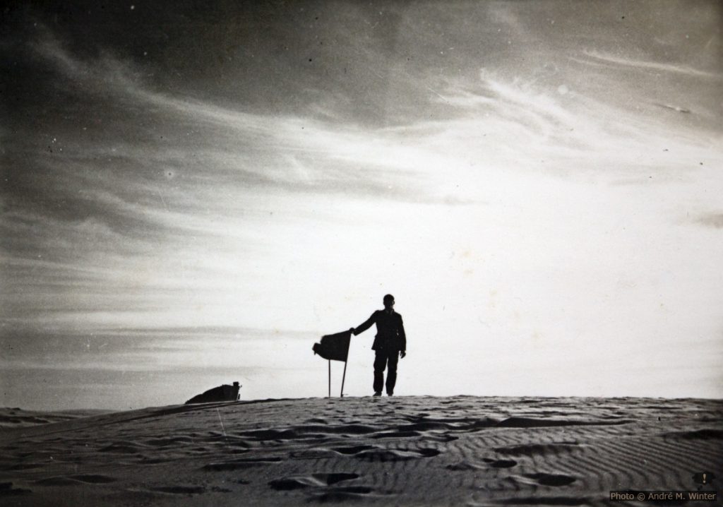 Die Düne in Nida mit Windfahne