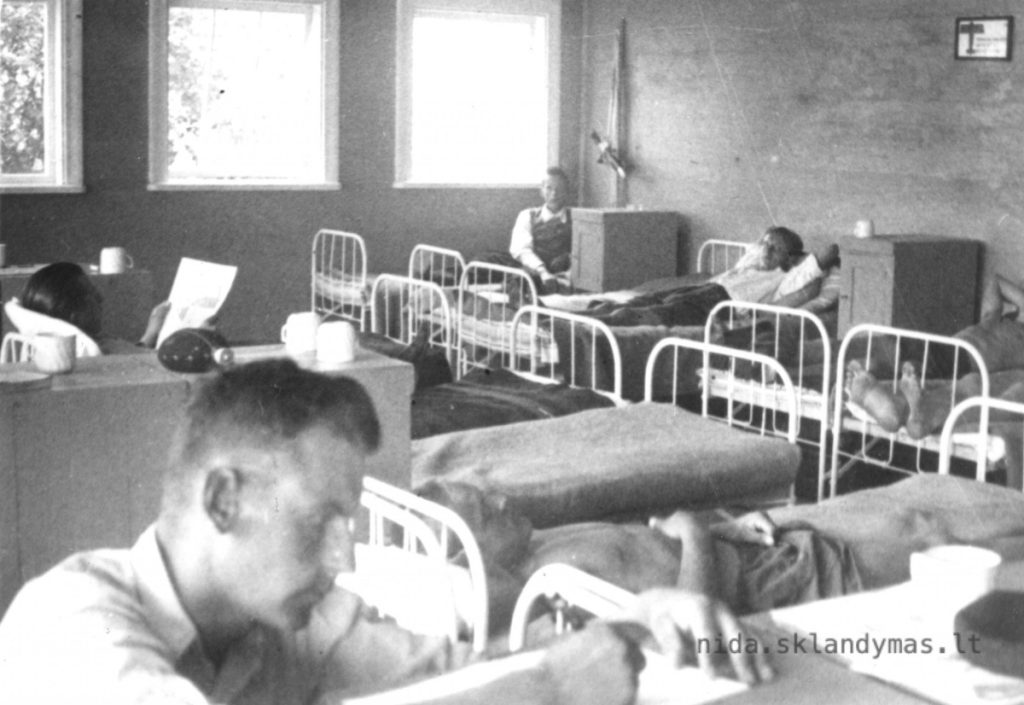 Bettenraum im Flieger-Heim in Nida