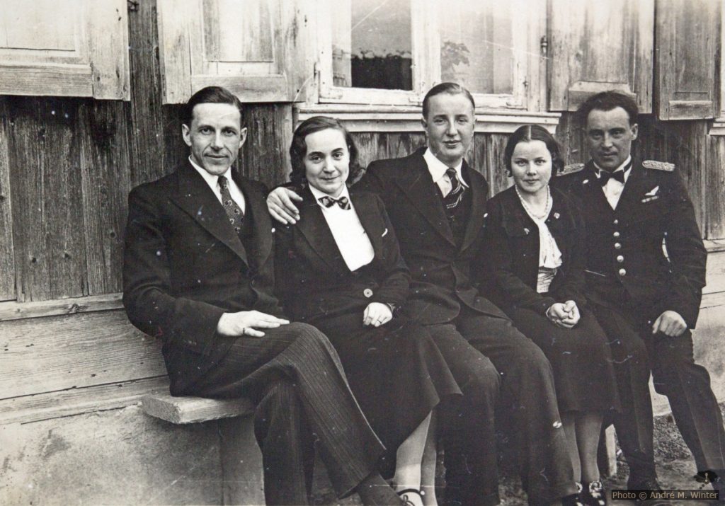 Alexandra, Lydia, Bruno, Elli und Gregor am 22. April 1935