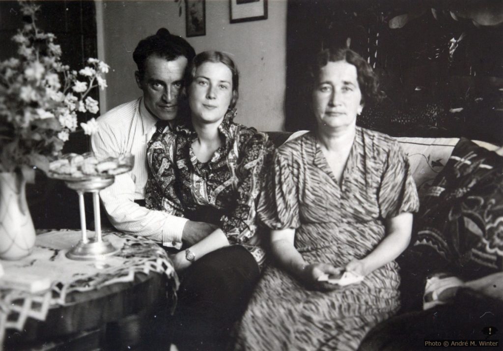 Gregor, Janina und ihre Mutter Barbora am 29. Juni 1937