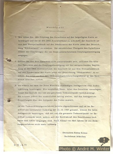 Schreiben Suchdienst München DRK Seite 4 Merkblatt