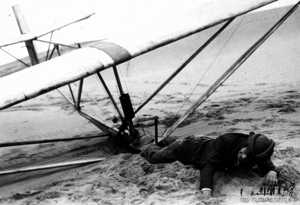 Harte Landung im Sand