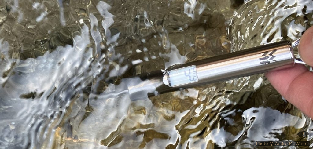 4.2°C kaltes Wasser im Geroldsbach