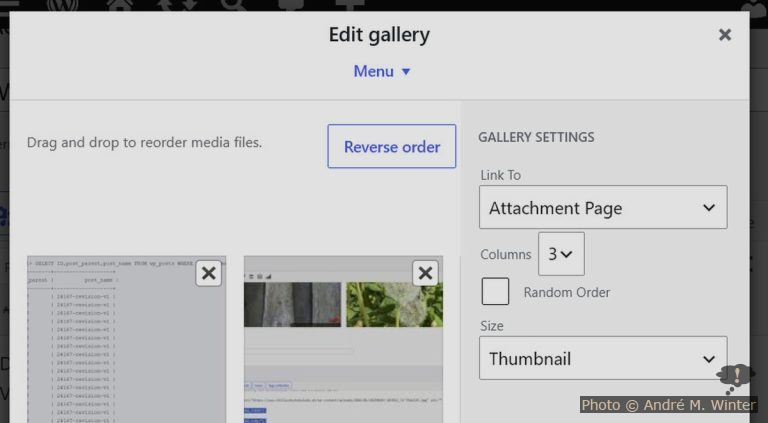 WordPress Gallery Defaults